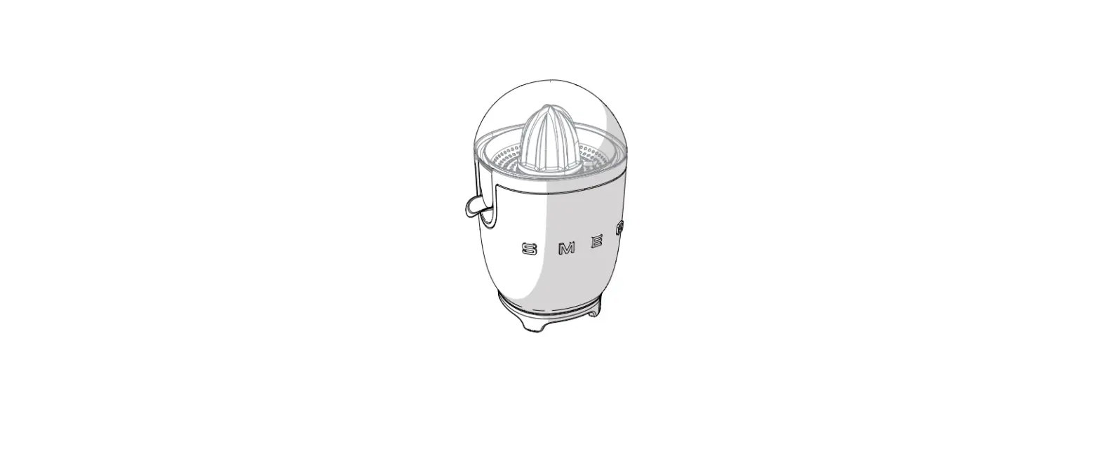 Smeg Cjf01 Home And Kitchen Citrus Juicer User Manual