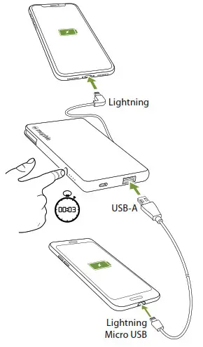 mophie Powerstation Plus Charging your device 2