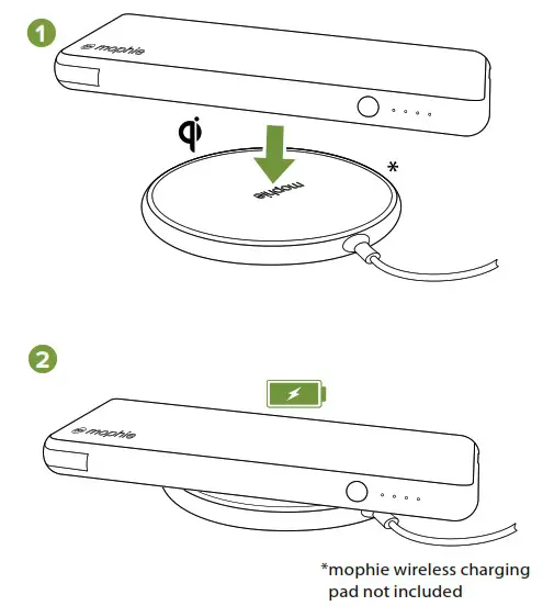 mophie Powerstation Plus Wireless charging