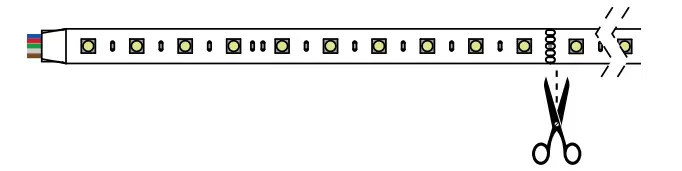 superbrightleds STN 3UC Under Cabinet LED Flexible Light Strip Kit - Layout