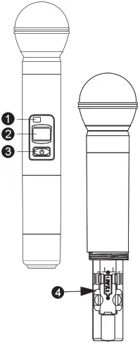PHENYX PRO PTU 71 Corded Electric Wireless Microphone SystemPTU 71 Corded Electric Wireless Microphone System - LCD display
