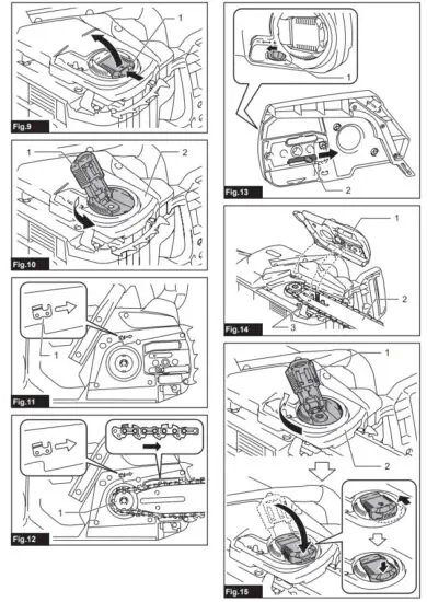 makita UC014G Cordless Chain Saw - figure 3