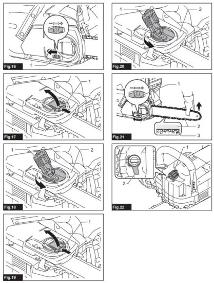 makita UC014G Cordless Chain Saw - figure 4