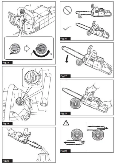 makita UC014G Cordless Chain Saw - figure 5