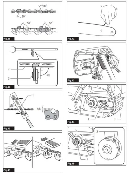 makita UC014G Cordless Chain Saw - figure 7