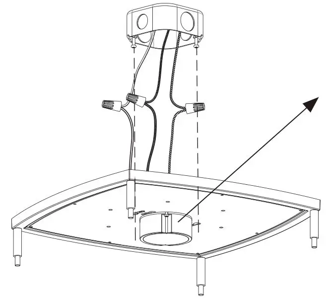 INLIGHT Integrated LED Flush Mount Fixture - Install the fixture