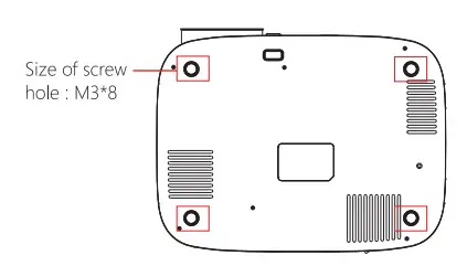 GooDee YG600 1080P LCD Home Theater Projector - FIG 16