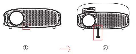 GooDee YG600 1080P LCD Home Theater Projector - FIG 17