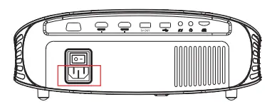 GooDee YG600 1080P LCD Home Theater Projector - FIG 3