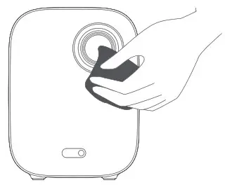 MI Smart icon Compact Projector Clearing mantence