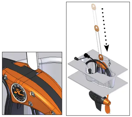 Torqeedo EVOLVE v2 Hobie Inflatable Kayak Motor Kit - Fig 18