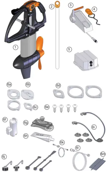 Torqeedo EVOLVE v2 Hobie Inflatable Kayak Motor Kit - Fig 3