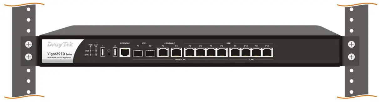 DrayTek Vigor 3910 Series Multi Wan Security Router- 10