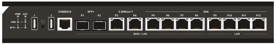 DrayTek Vigor 3910 Series Multi Wan Security Router- 4