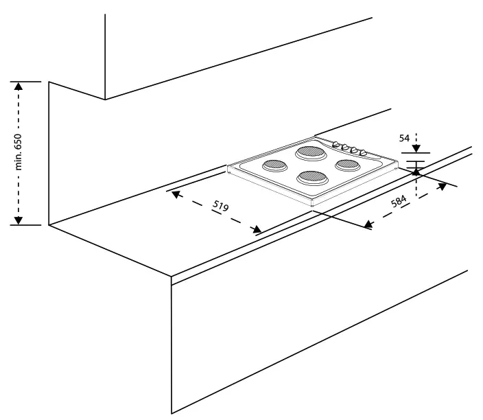 INVENTUM VKE6010WIT Electric Cooking Hob - fig 3