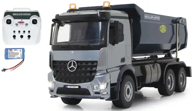JAMARA 406301 Mercedes Benz Arocs 1 20 Metal Meiller 2.4GHz Dump Truck