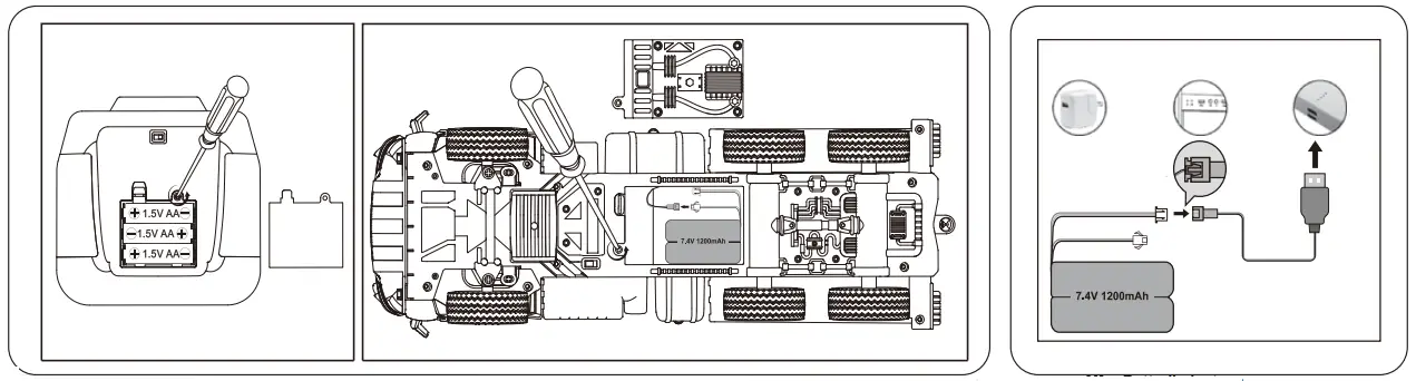 Insert the batteries