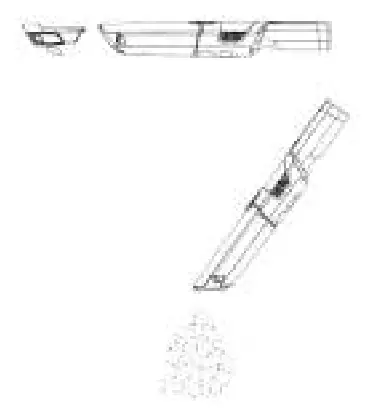 TurboTronic TT-LUX500 Handheld Vacuum Cleaner - Clean the dust cup