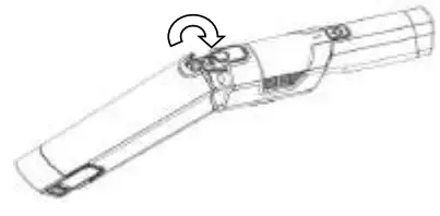 TurboTronic TT-LUX500 Handheld Vacuum Cleaner - Put the dust cup into the machine