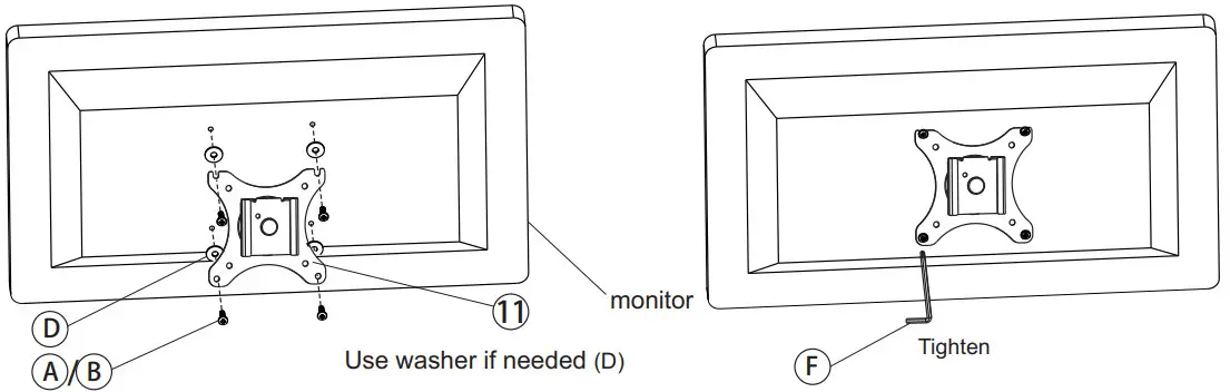 EFFYDESK ED PMONA DA Aircraft Aluminum Dual Monitor Arms - Fig 5