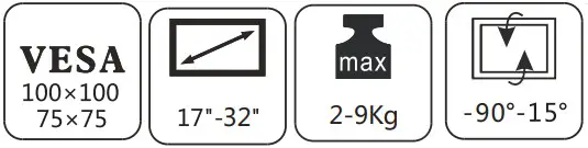 EFFYDESK ED PMONA DA Aircraft Aluminum Dual Monitor Arms - Icon