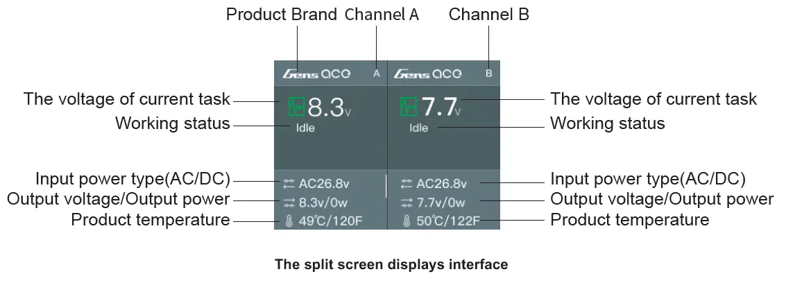 Gensace GEA200WDUAL-UW Imars Dual Smart Balance Charger 2