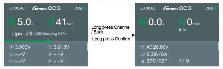 Gensace GEA200WDUAL-UW Imars Dual Smart Balance Charger 6