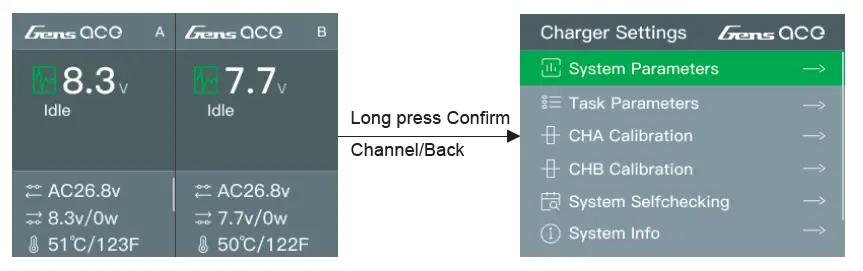Gensace GEA200WDUAL-UW Imars Dual Smart Balance Charger 7