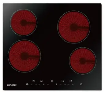 CONCEPT SDV3360n Built-in glass-ceramic plate