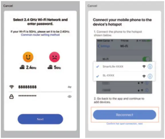 Grde NL01 Smart WiFi Sound Machine Night Light - Add Device 5