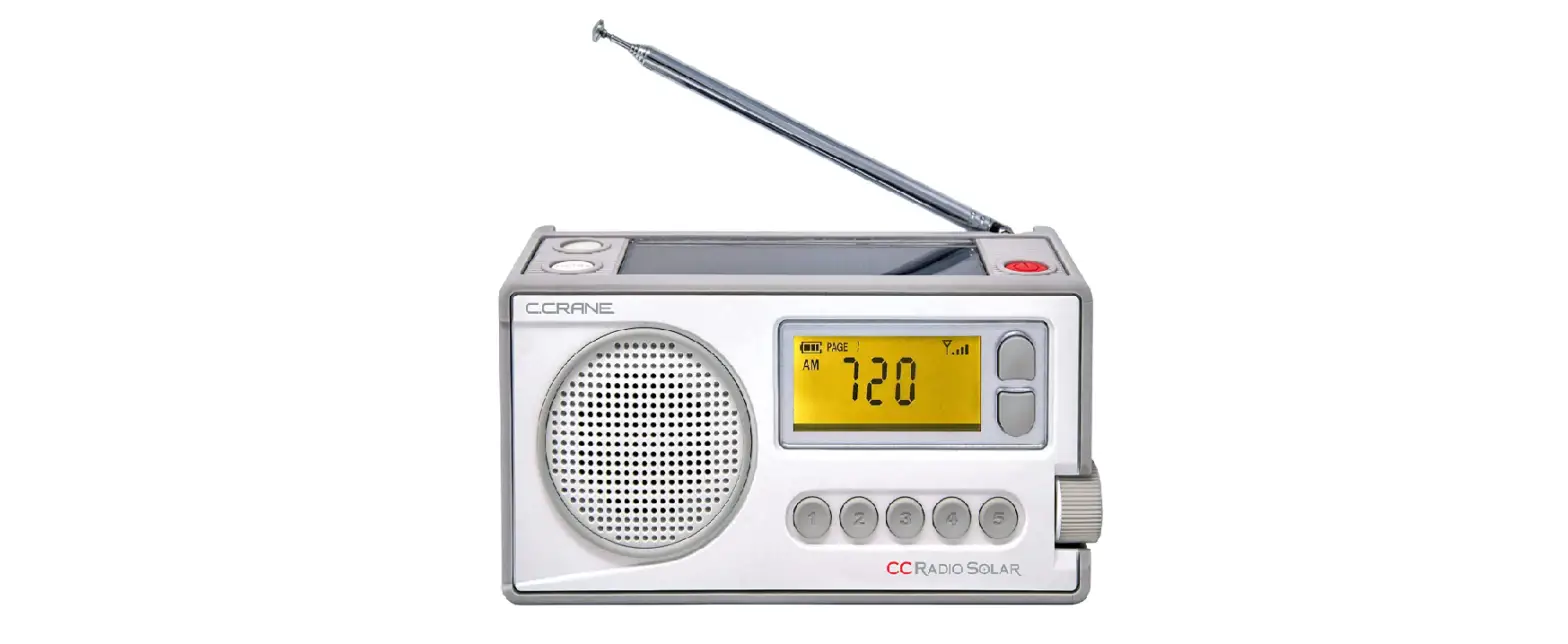 C. Crane Ccradio Solar Wind-up Portable Emergency Crank Digital Radio Am Complete Features C. Crane Ccradio Solar Wind-up Portable Emergency Crank Digital Radio Am Complete Features
