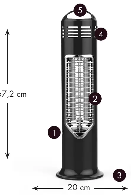 MENSA-HEATING-Imus-Under-Table-Infrared-Heater-FIG-1