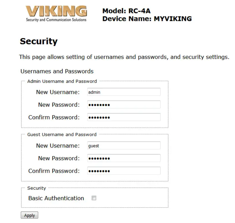 VIKING RC-4A Network Enabled Relay Controller - Figure 7