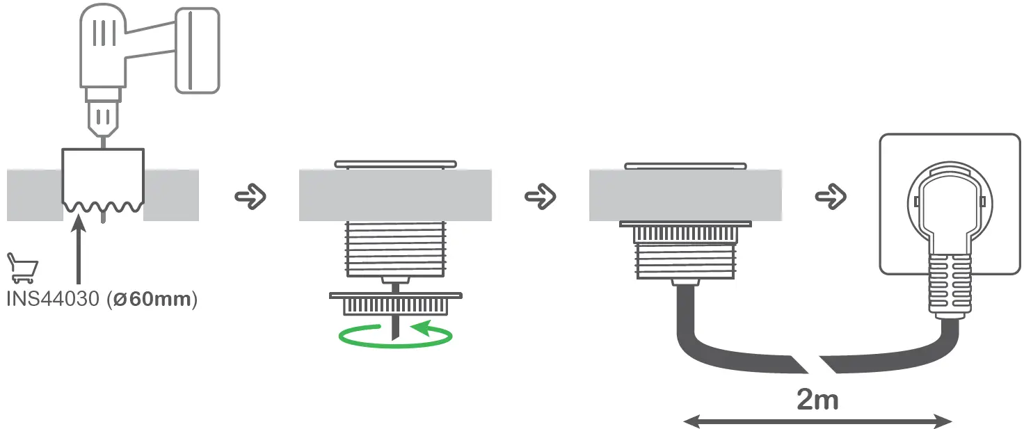 Schneider Electric Unica System Plus Desk Unit 02