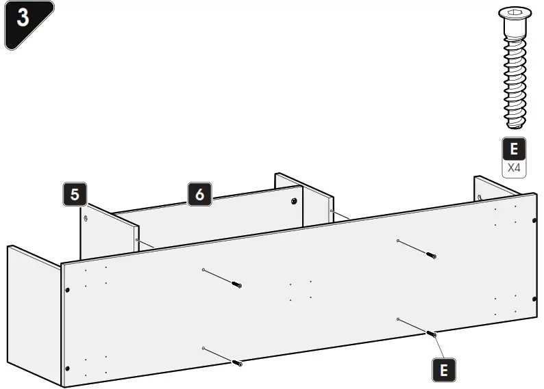 AVF FS1500MAHW A Omaha TV Stand Walnut Doors - Boxed Parts 5