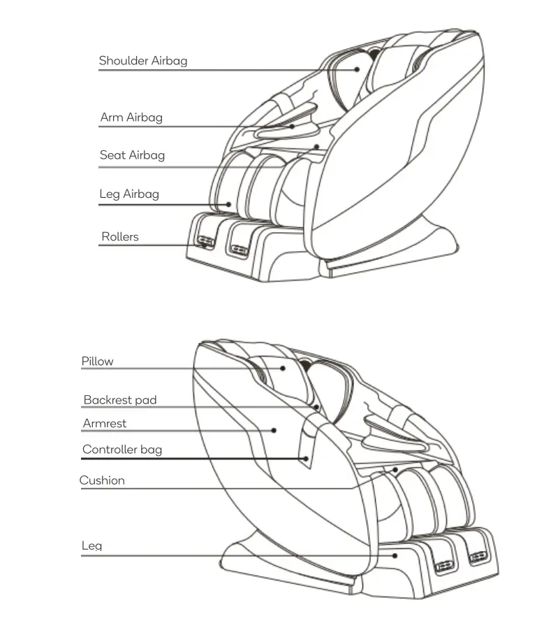 kogan S1 ZERO-GRAVITY HEATED SHIATSU MASSAGE RECLINER CHAIR - OVERVIEW