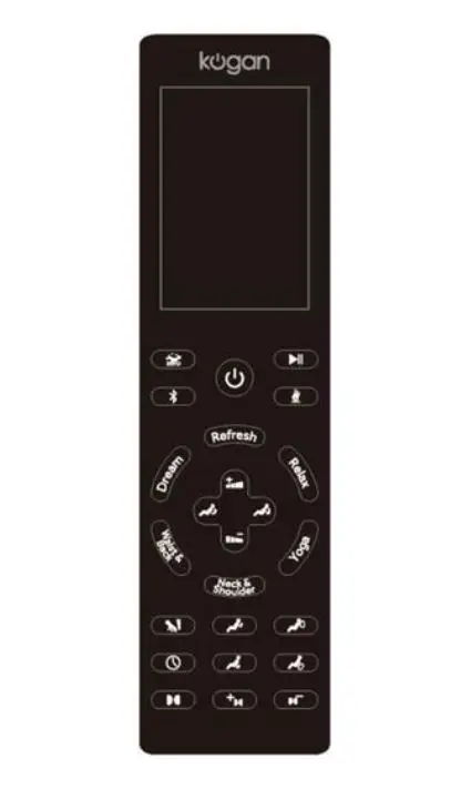 kogan S1 ZERO-GRAVITY HEATED SHIATSU MASSAGE RECLINER CHAIR - Remote control