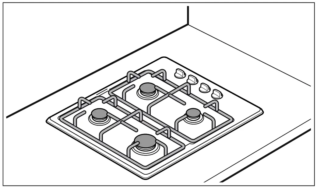 BOSCH 9001680117 A Gas hob