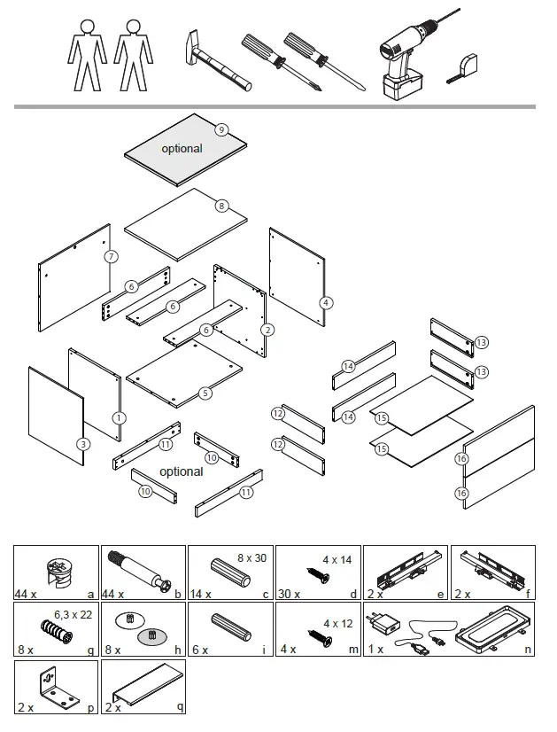 emotion-N3007-Artem-Bedside-Table-60cm-B-with-2-Drawers-SoftClose-Oak-FIG-1