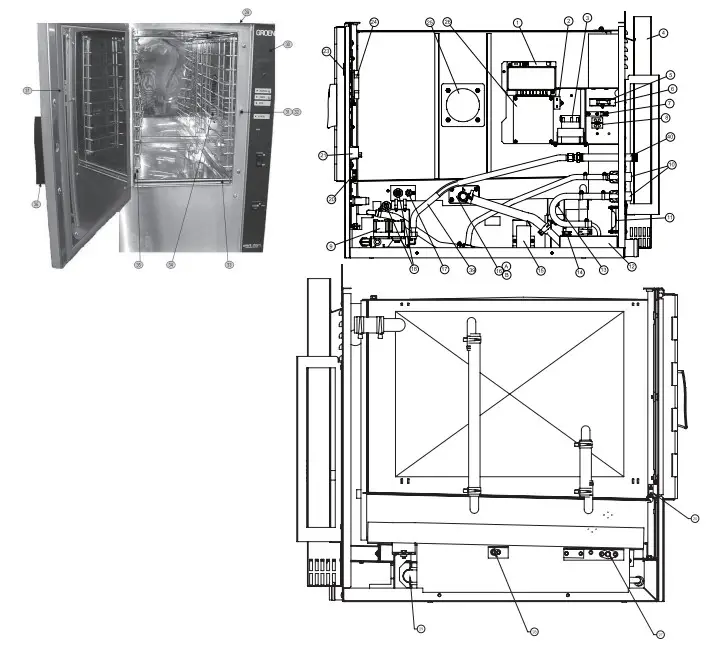 groen SSB Series Domestic Smartsteam100 Boilerless Steamer - Partlist