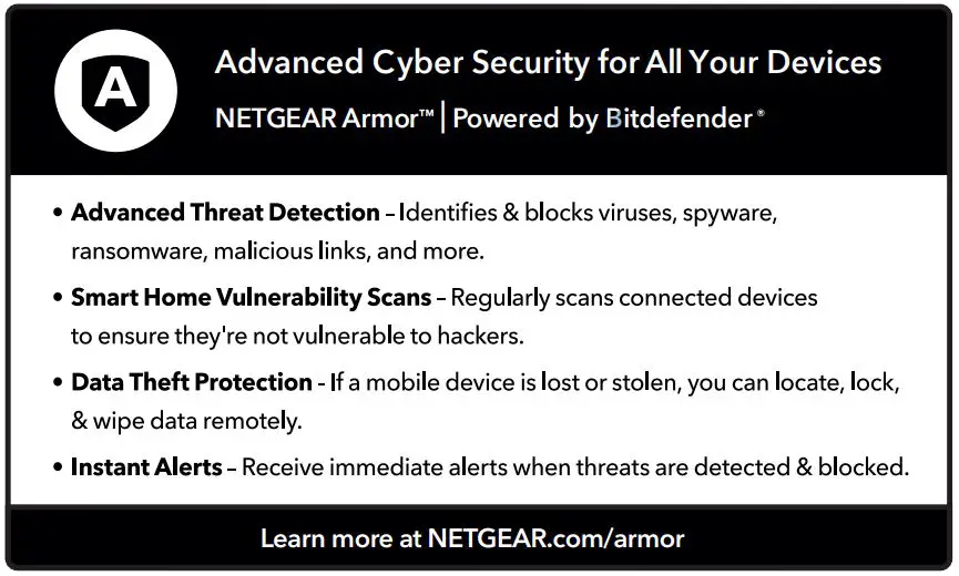 NETGEAR LBR20 orbi 4G LTE WiFi Router - Advanced Cyber Security for All Your Devices
