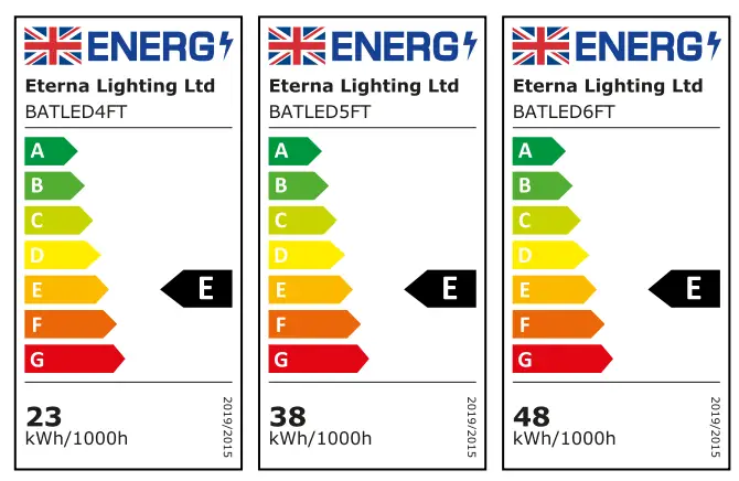 Eterna BATLED4FT 5ft and 6ft High Output LED Battens - 2
