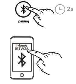 iHome iBTW38 Digital Alarm Clock-14
