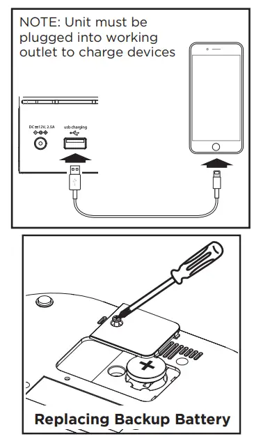 iHome iBTW38 Digital Alarm Clock-17