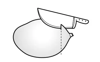 Tchibo 604 253 Mango Slicer and Pitter-1