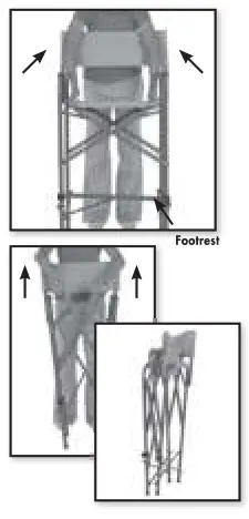 EZ UP Tall and Standard Directors Chair - fig1