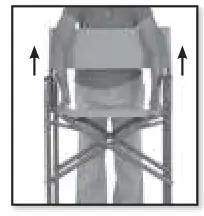 EZ UP Tall and Standard Directors Chair - fig3