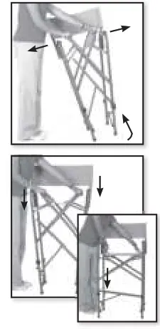 EZ UP Tall and Standard Directors Chair