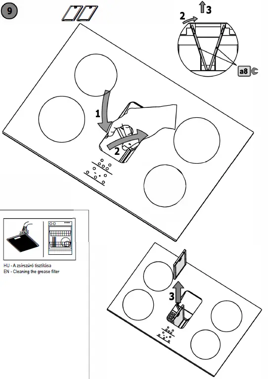 cata AD7744 Glass Ceramic Cooktop 14