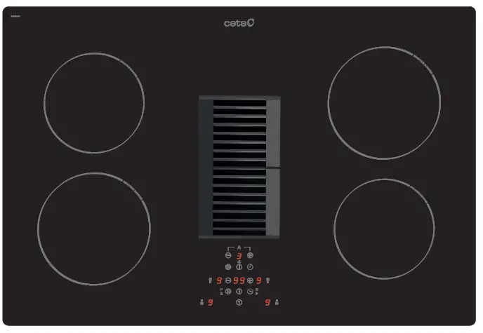 cata AD7744 Glass Ceramic Cooktop